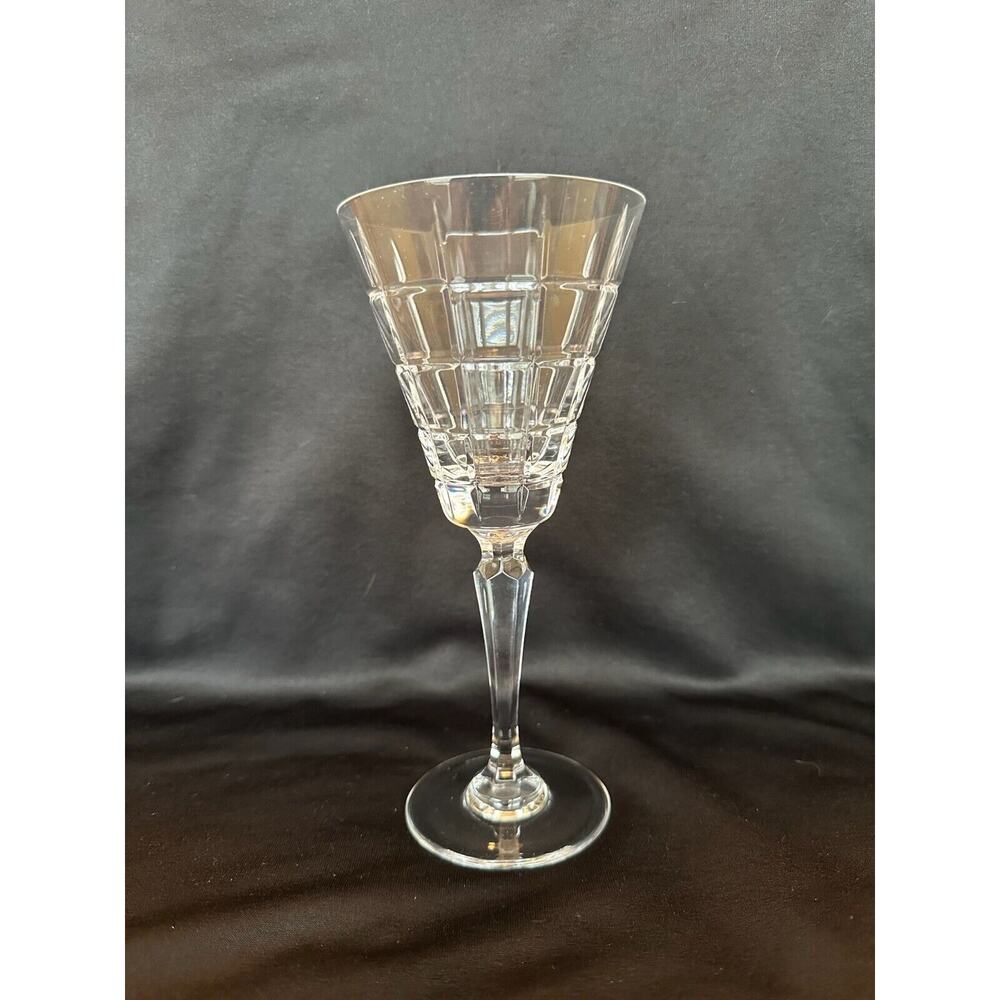 Faberge‎ Crystal Champagne Flute Glass Etched Elegant Design